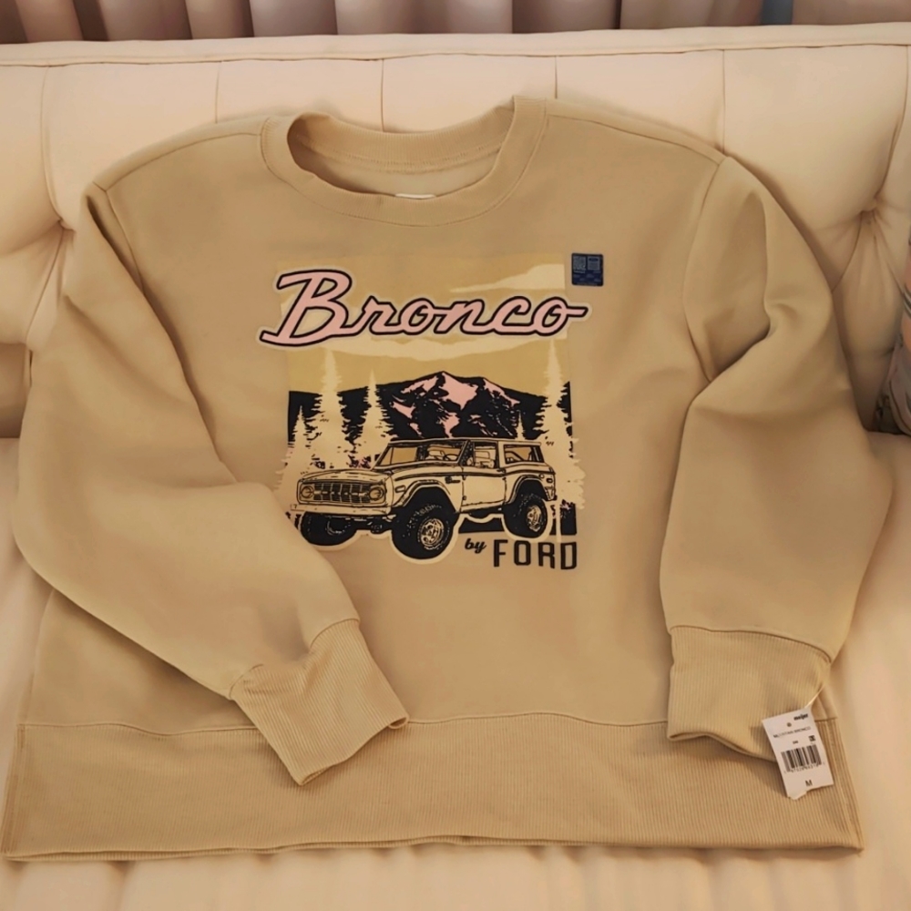 Hybrid Apparel Official Ford Licensed  Bronco by Ford sweatshirt women's M